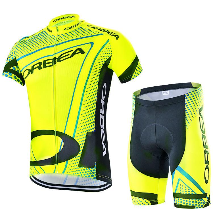 Cycling Suit Men's ORBEA Summer Cycling Shirt Road Mountain Bike Cycling Short-sleeved Top Foreign Trade