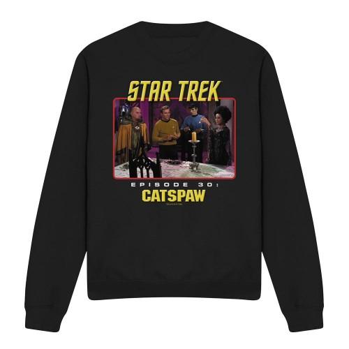 Star Trek Unisex Adult CatÂ´s Paw Sweatshirt