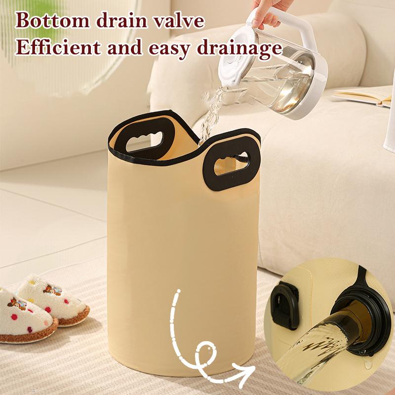 Portable Foldable Deep Soaking Foot Bath Tub High Bucket With Drainage For Home Spa Relaxation Travel Warm Soaker For Feet Care