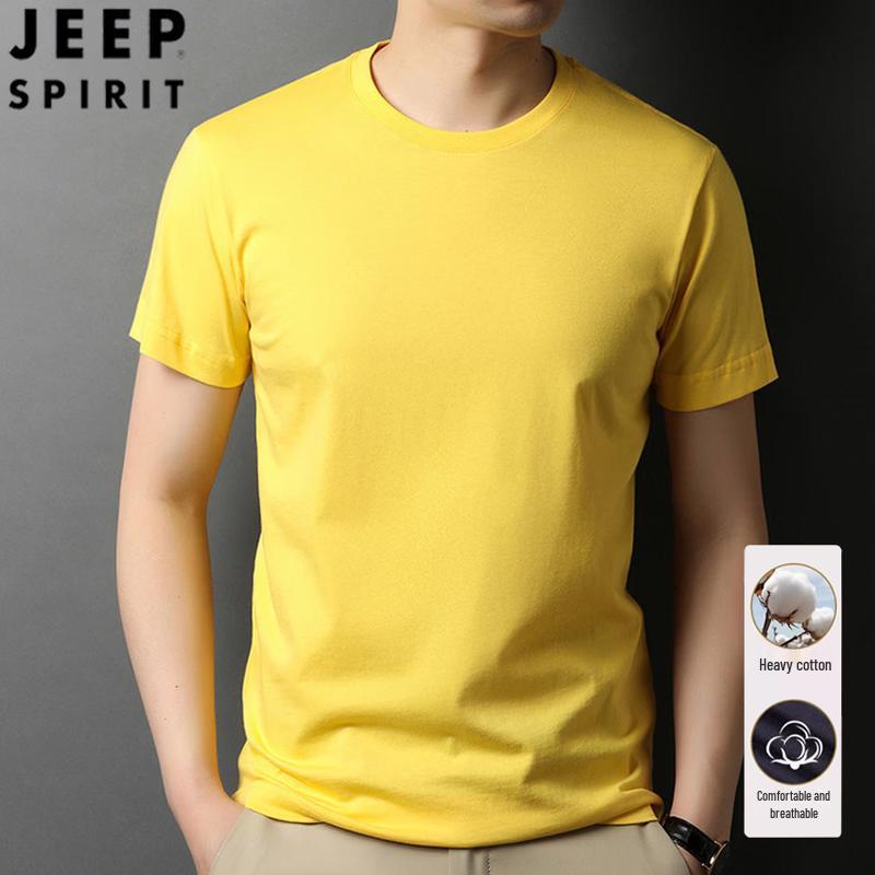 

JEEP SPIRIT Men s Casual Cotton Round Neck T-Shirt 3XL