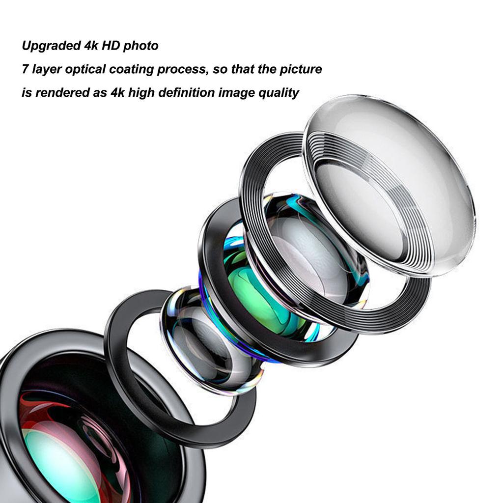 18X Monocular Telescope for Smartphone High Definition Monocular Telescope with Smartphone Adapter for Concert Bird Watching Traveling