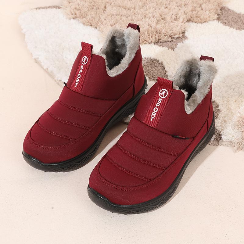 Cotton shoes winter new velvet thickened casual women's cotton boots snow shoes warm and comfortable women's shoes