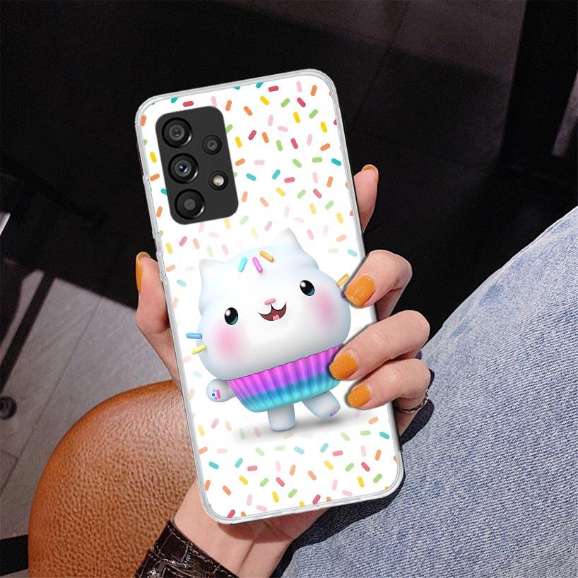 Cartoon Gabbys Dollhouse Phone Case For Samsung Galaxy A52 A32 A22 A12 A51 A31 A50S A30S A20S A10S Note 20 Ultra 10 Plus S10 A72