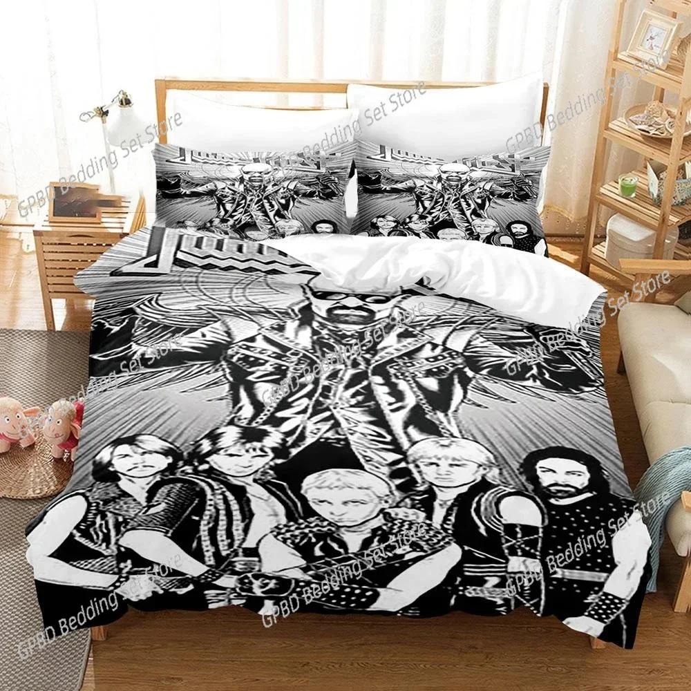 Hip Hop Band Judas Priest Bedding Set Bedroom Soft Modern Bedspreads Comefortable Kids Duvet Cover Quilt Cover And Pillowcase