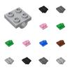 50pcs MOC Parts 2817 Plate Modified 2 X 2 with Pin Holes Brick Building Blocks Compatible With Other Assembles Particles