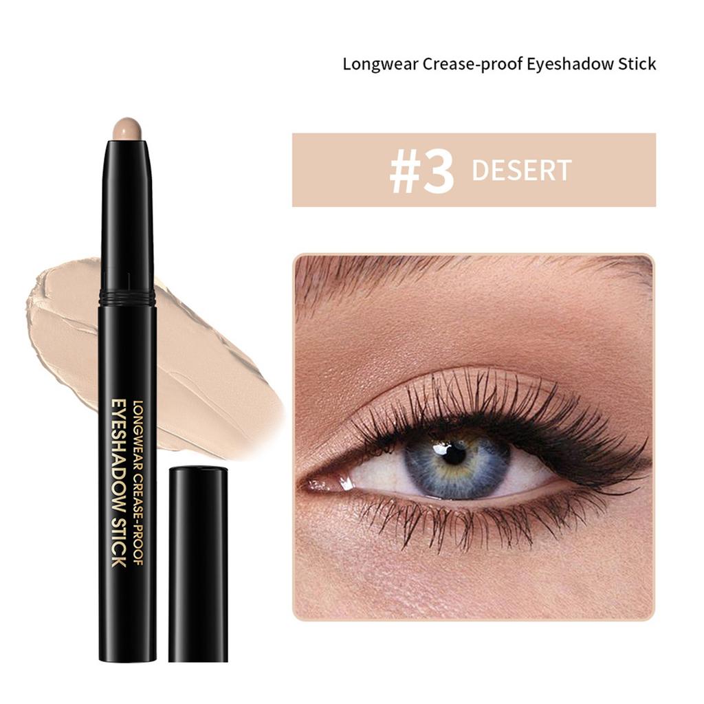 Shiny Cream Eyeshadow Stick, Long-lasting And Not Prone To Smudging. It Has A Glossy Highlighting Effect. Smooth Texture. Bright Colors