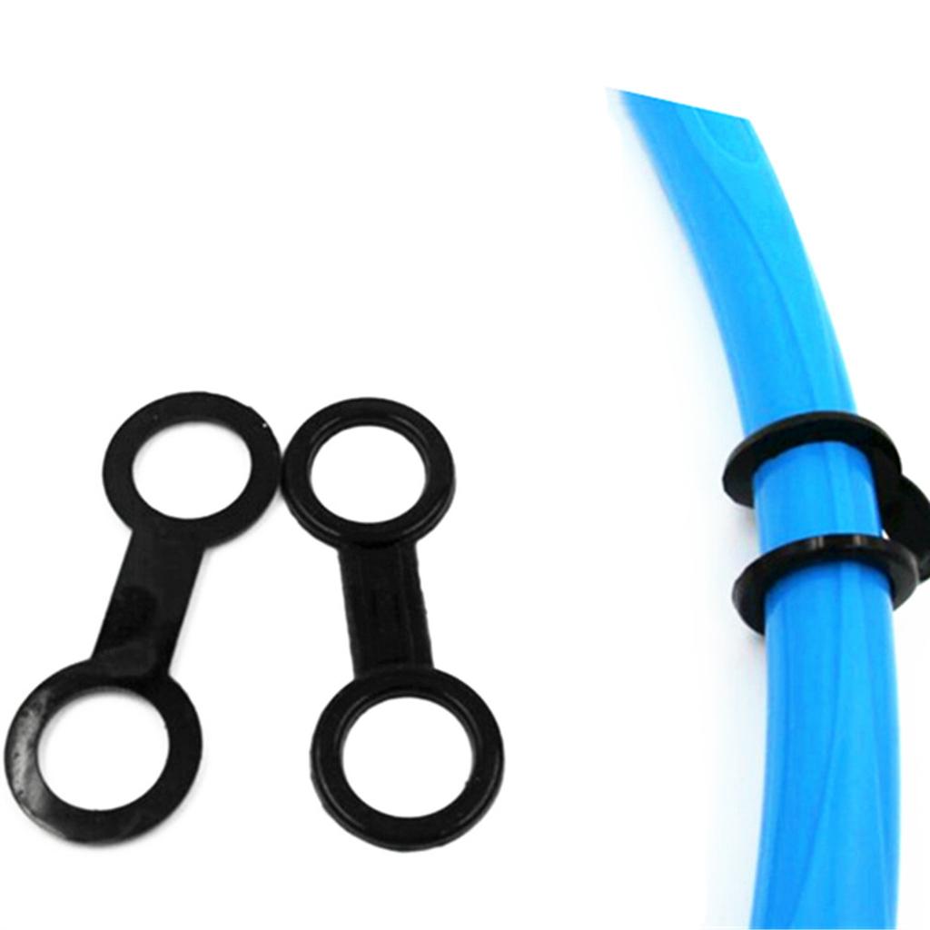 8 x Scuba Diving Snorkeling Silicone Snorkel Keeper Holder Gear Spare Parts