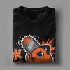 Chainsaw man pochita poster Maglietta Estiva in Cotone Magliette per Coppia Trendy Maglietta con Stampa Cool Manica Corta Y2K Retro Top Tees