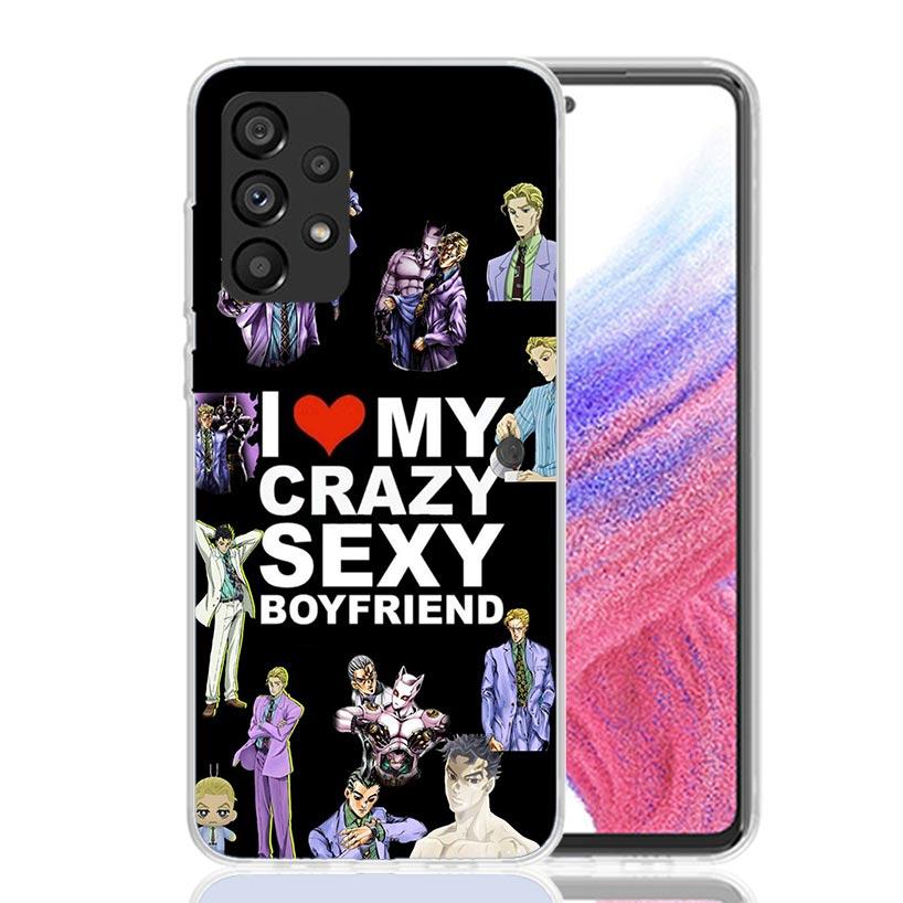 JoJo Kira Yoshikage Killer Queen Phone Case for Samsung Galaxy A52 A51 A50S A12 A22 A32 A72 A10S A30S A31 A71 Note 20 Ultra 10 P