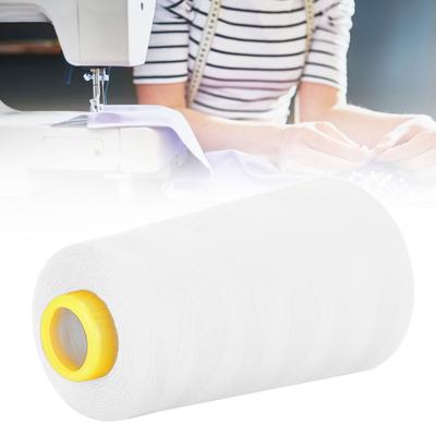 402 Polyester Sewing Thread 3000 Yards Hand Stitching Cord for DIY Handicraft Tailoring HandworkWhite