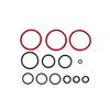 Air Suspension O-Ring Kit, Front Rear Air Suspension Valve Block O-Ring Seal Kit Fits for Land Rover LR3 LR4 Range Rover Sport
