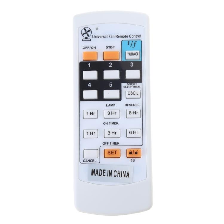 

RM-F900MK Universal Fan Remote Control for Invierno Montrair Pegency Fan 1
