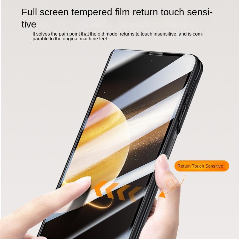 For Honor Magic V3 Vs3 360° Rotating Skin Magnetic Lens Full Protection Tempered Glass Film Magnetic Drop Resistant Phone Case