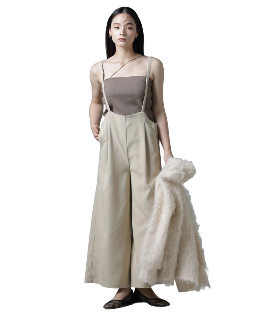 Nano Universe Overalls and Wide Pants be F 040 Beige Women's (Can Matched) 673-4219336