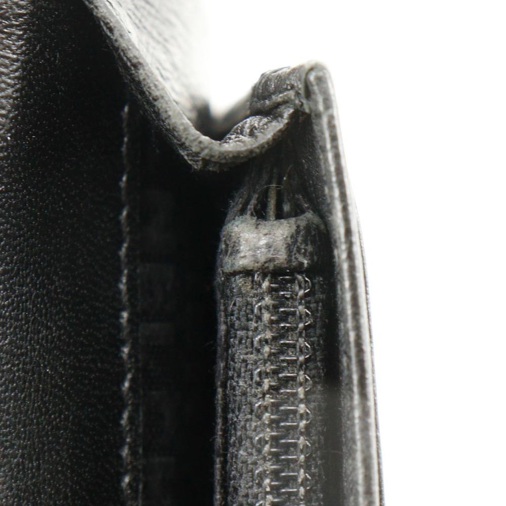 CHANEL icon Purse COCO Mark NO5 black Calfskin Women Used