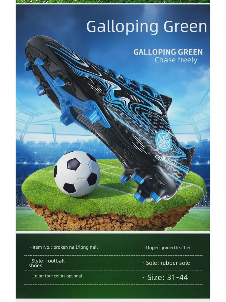 Kinder Fußballschuhe mit langen Stollen - Jungen & Mädchen TF Stollen für Training & Jugendwettkämpfe