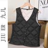 Autumn and winter new cotton vest inner wear women's light and slim short cold and warm inner tank vest