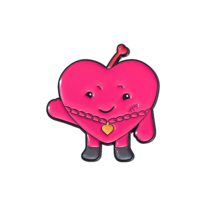 

Case143 Cartoon Whimsical Style Brooch Pin With Colorful Emotions Everyone For QHXZ1816