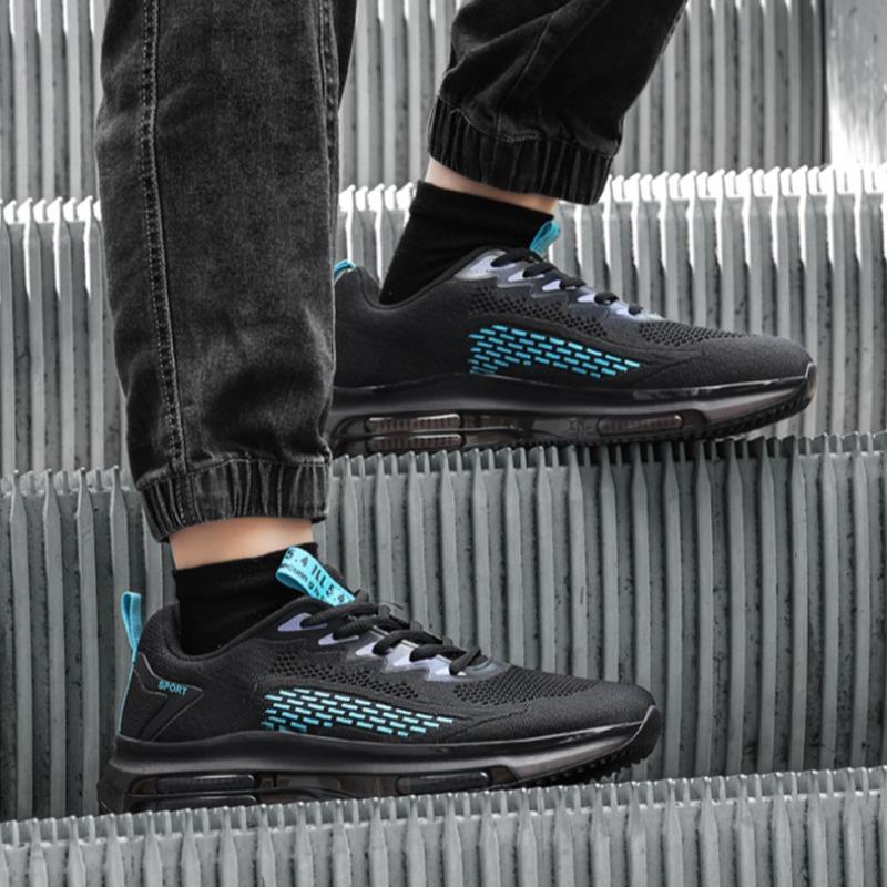 Pánská obuv velké velikosti, Prodyšná síťovaná obuv, Boty na volný čas, Sportovní obuv, Běžecké boty s tlustou podrážkou pro zvýšení výšky