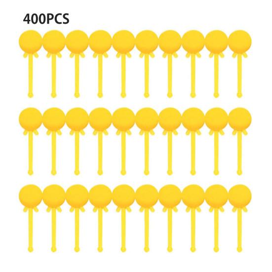 400Pcs/Box Fishing Float Ball Mini Soft TPR Hook Lure Ball Bionic Tadpole