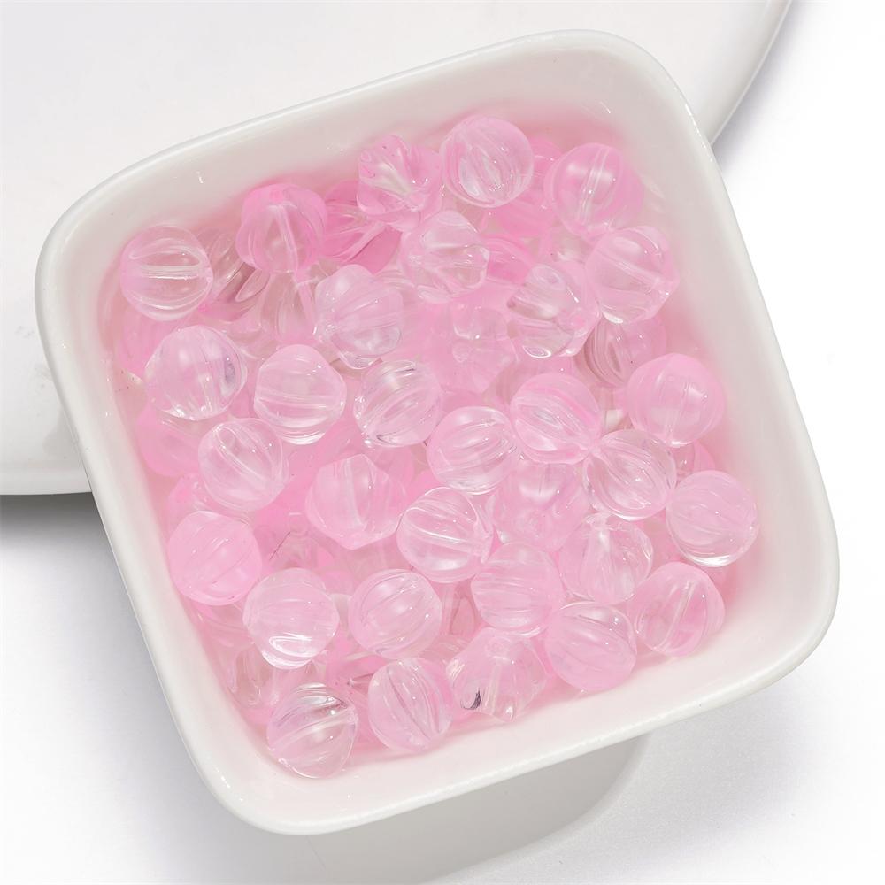 20/50pcs 8mm Glass Pumpkin Beads Spacer Bead for Bracelet Necklace Earrings Keychain DIY Halloween Jewelry Making Accessories