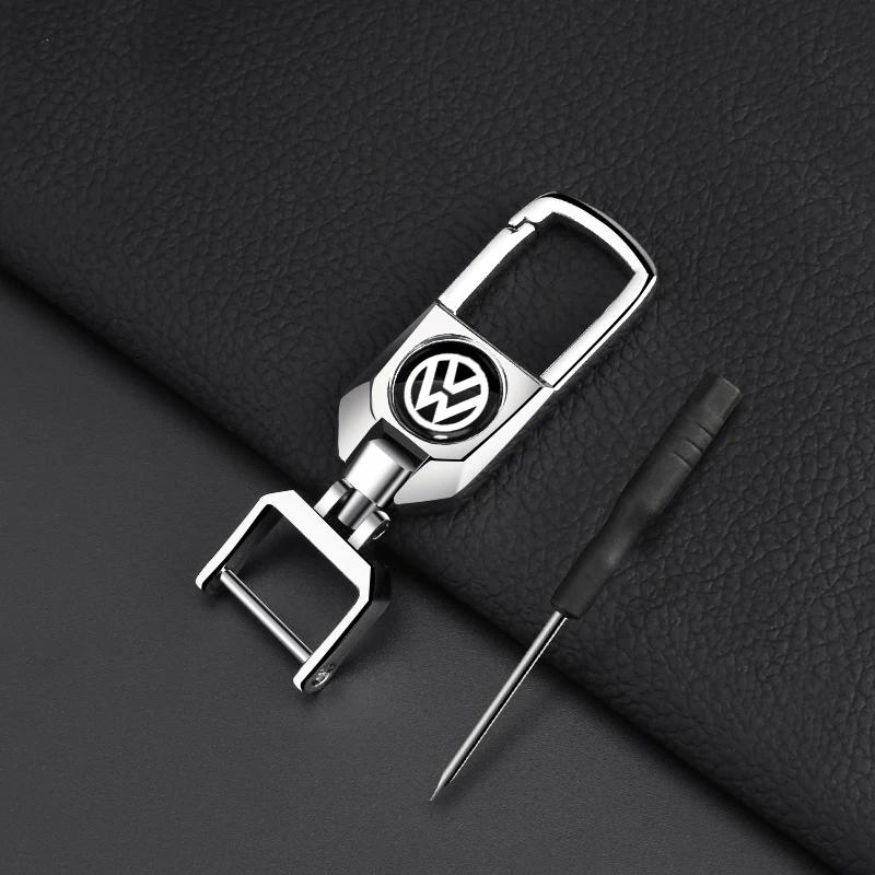 Metal Car Keychain Key Rings Emblem Gifts Pendant Accessories For VW GTI Polo Tiguan Passat Golf Jetta Lavida Skoda Octavia Et4