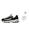 Skechers D Lites 1.0 Low Chunky Shoes Black Women's 149463-BKW