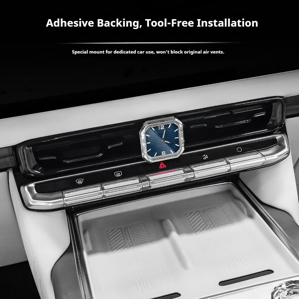 Adatto per ZEEKR 9X 2025 Modifica Upgrade Orologio Elettronico al Quarzo per Console Centrale Auto Decorazione Interna