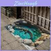 3d Visual Illusion Crystal Velvet Door Mat With Washable Fabric For Entryway Decor