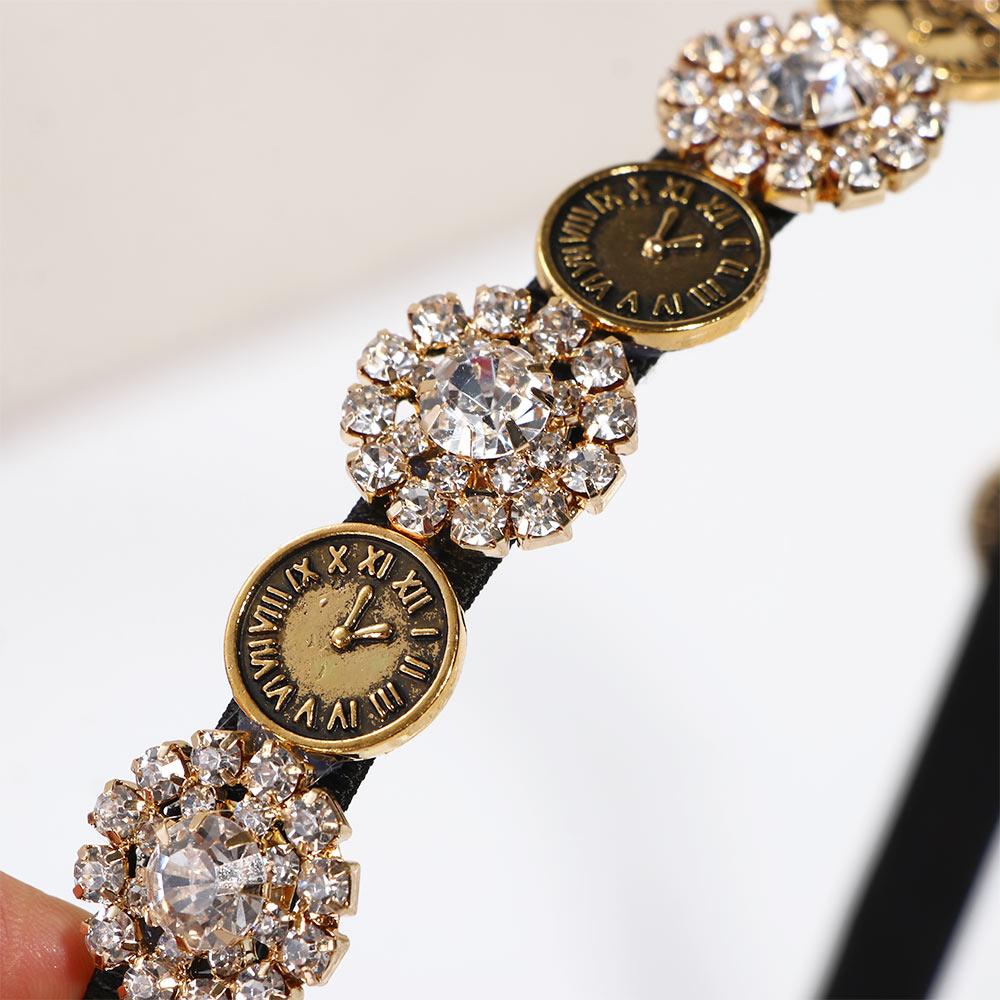 Women Baroque Style Hair Accessories Retro French Headdress Hair Band Headwear Hair Hoop Headband