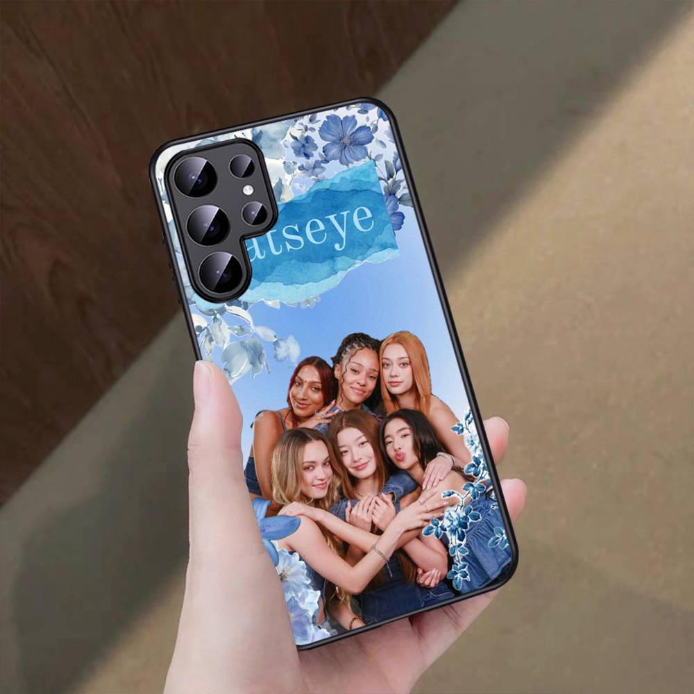 Korea Kpop Band K-katseye Anime Phone Case For Samsung S 9 10 20 21 22 23 30 23 24 Plus Lite Ultra FE S10lite Funda