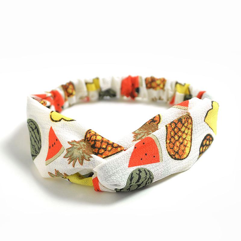 Fashion Women Girls Summer Bohemian Hair Bands Print Headbands Vintage Cross Turban Bandage Bandanas HairBands Hair Accessories