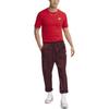 Nike Solid Color Embroidered Small Round Neck Short Sleeve Red Men's AR4999-657