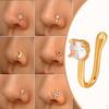 Piercing Pequeno Charme Punk em Forma de U para Nariz Tragus Stud para Joias Mulheres Homens