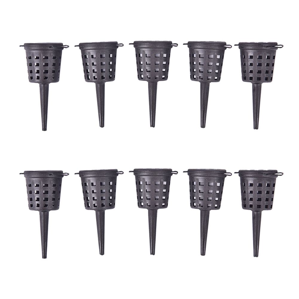 10 PCS Plastic Portable Garden Nutrition Cup Net Pot Fertilizer Mesh Basket Plant