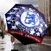 Football Club Emblem lion Umbrella 8-Frame for Travel, camping, Casual Lightweight Portable Umbrella, Essential for every family Holidays Gift