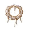 Bohemian fashion personality trend double stacked wearing imitation pearl exaggerated women's necklace temperament design