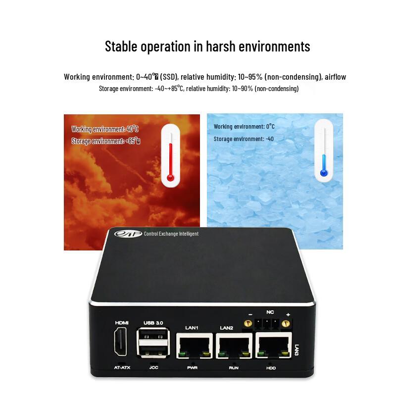 eipControlHub MFC-311B Fanless Embedded Industrial Mini PC (CN version)
