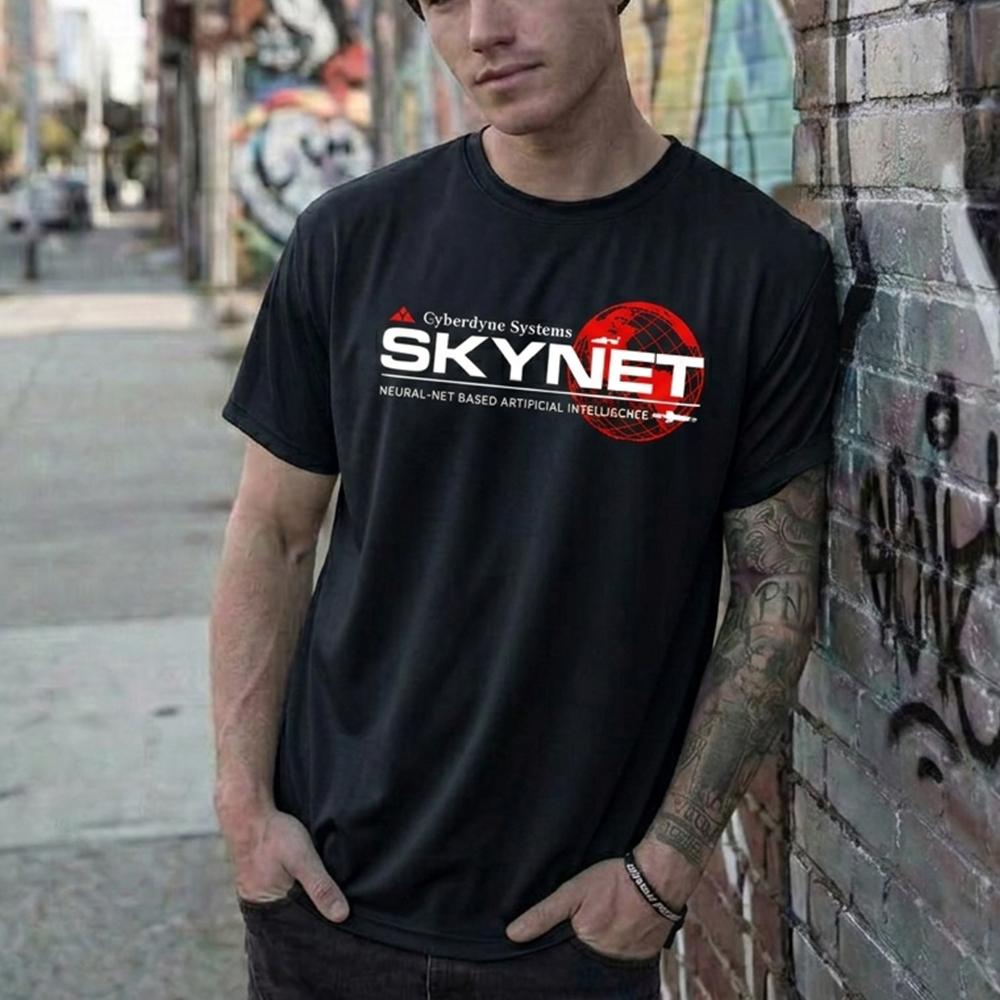 Cyberdyne Systems Skynet Graphic Print Tshirt Summer Breathable Quickdrying Outdoor Sports Tshirt Mens Womens Casual Tops S