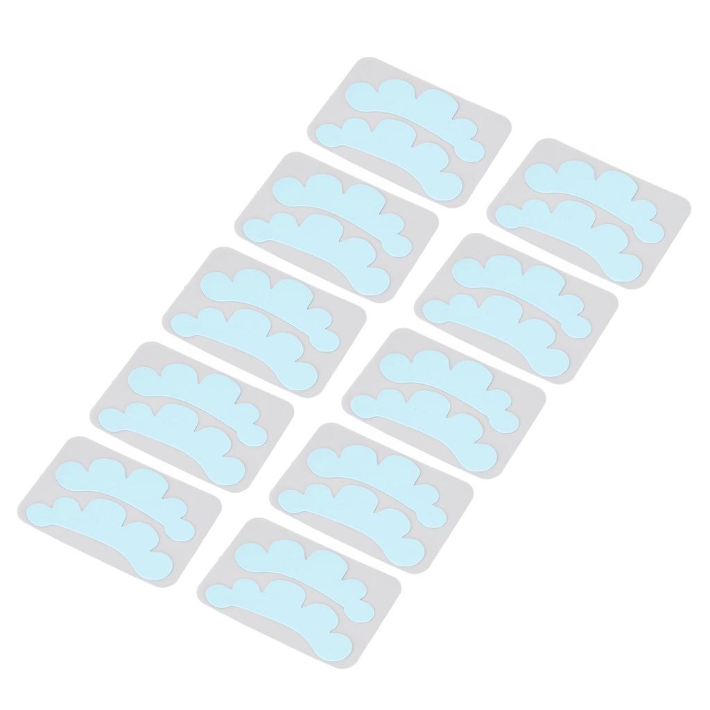10 Pairs Silicone Eyelash Extension Under Eye Pads Arch Shape Reusable Eyelash Extension Patches