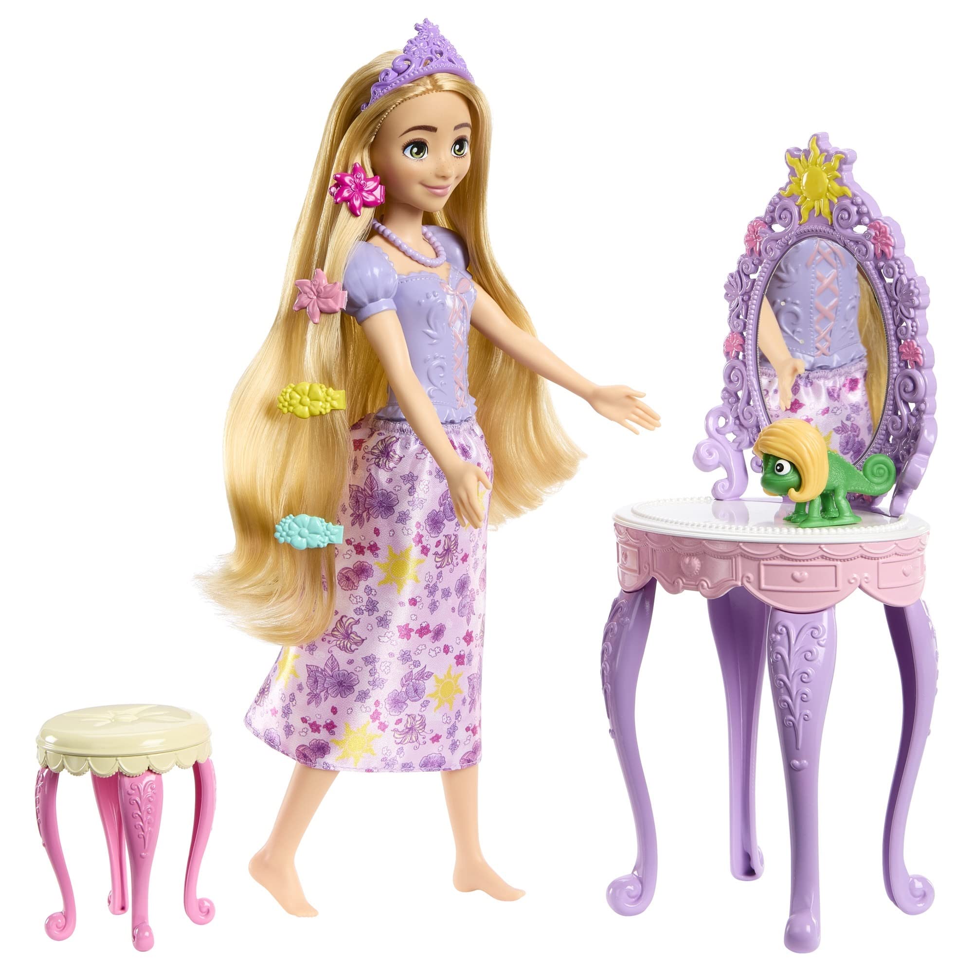

DisneyDisney Princess Rapunzel Dresser [Кукла-одевалка] [Игровой набор, аксессуары включены] [от 3 лет] HLX28