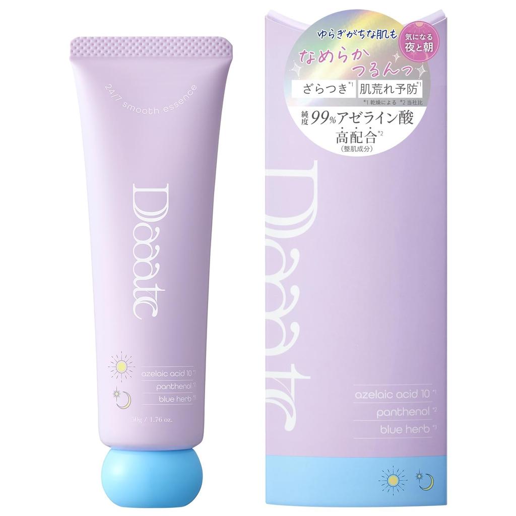 Daaate Smooth Essence with Azelaic for Rough and Pure Face Care 24/7 Serum, 50g, 99% Acid, Skin, Moisturizing, Redness, Acne, Sebum-Reducing