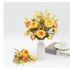 Multicolor Rose Artificial Flower Silk Petals Faux Floral Bouquet Fake Flower  Party Supplies