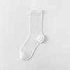 Silk Stockings for Children, Mid-length, Summer/autumn Lightweight Mesh Breathable Open Toe Girls' Long Cotton Socks, Pile Socks, Long Stockings