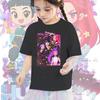 Kpop Demon Hunters Children's Clothing Short Sleeve T-shirt Cute Kpop Demon Hunters Tiger Harajuku Tshirt for Boys Girls