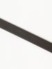 [BEAMS HART] Leather Belt, Crocodile Stamp Leather Belt, Men's, BLACK -