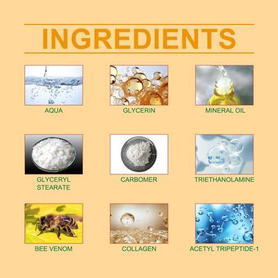Bee Venom Collagen Firming Body Cream Reduces Wrinkles Improves Elasticity, Deep Hydration For Neck, Arms, Chest Thighs