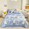 Cartoon Animals Pattern Summer Quilt 100% Cotton Air Conditioning Quilted Quilt Skin-friendly Breathable for Kids Boys Girls