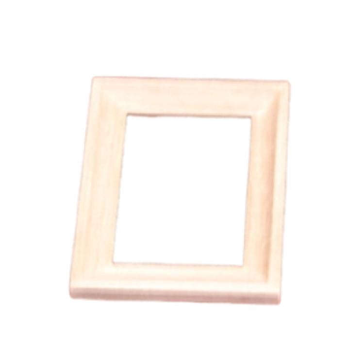 Миниатюрная фоторамка, аксессуар для кукольных домиков, масштаб 1/12, реалистичная деревянная миниатюра для кукольных домиков в стиле Цакка