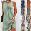 Fashion Summer Spring Sleeveless V-Neck Casual Dresses